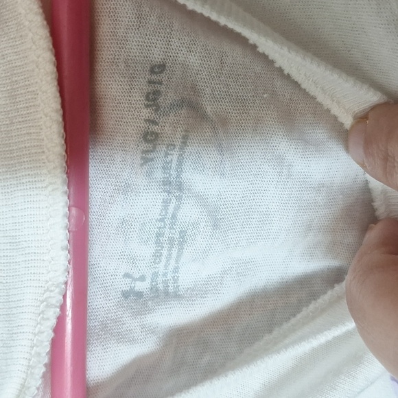 Under ARMOUR YLG WHITE T-SHIRT - Picture 4 of 4